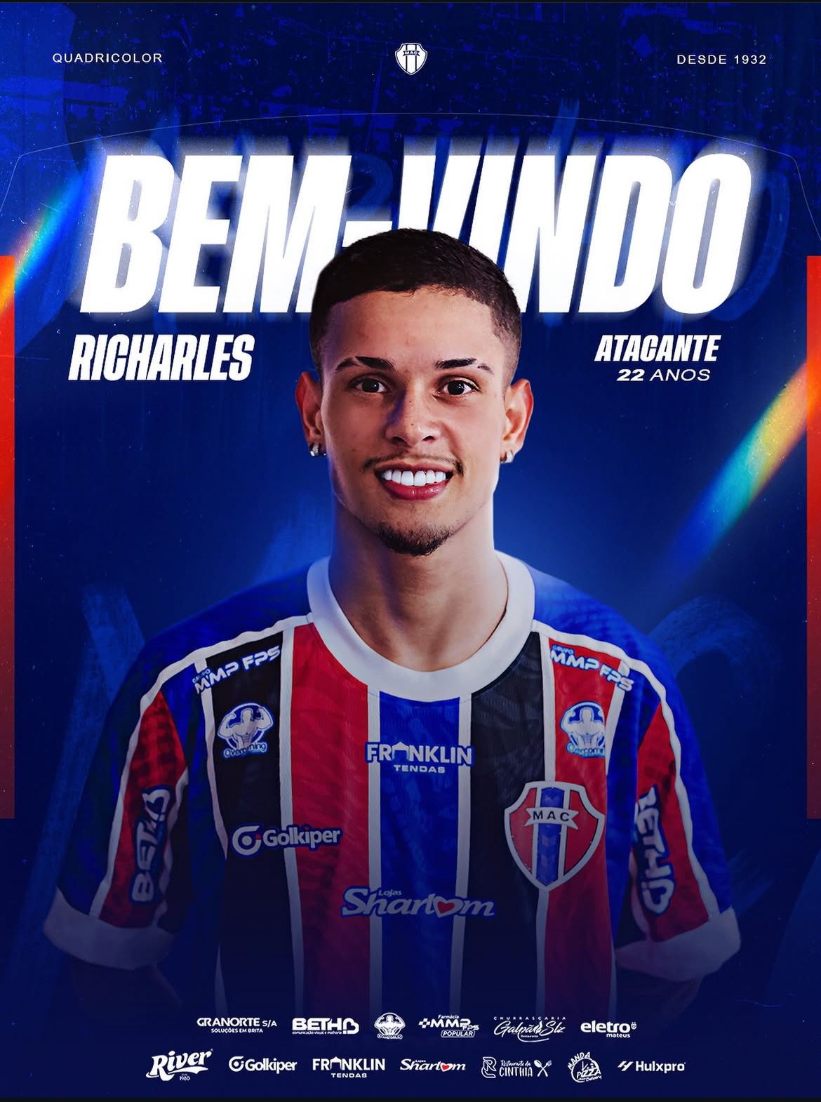 Atacante Novaolindense Richarles é o novo reforço do Maranhão para a Série C