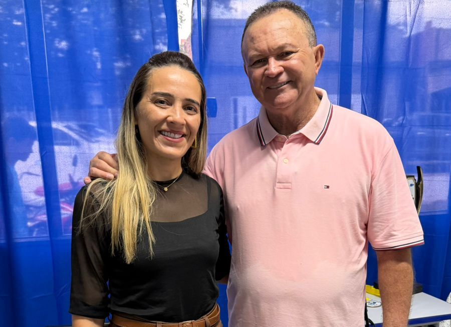 Kellyane Calvet recepciona Brandão em Bacabeira e solicita demandas para o município