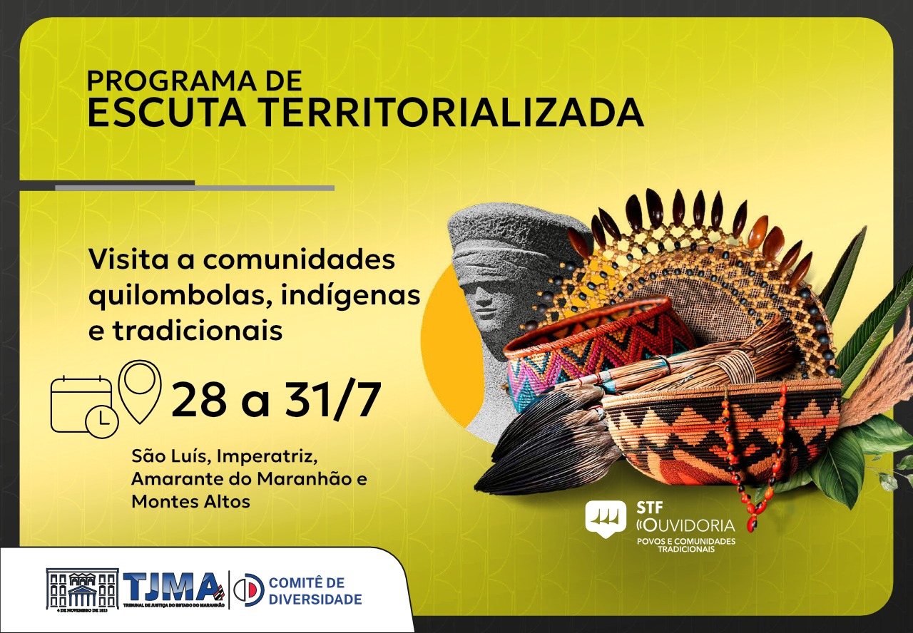 TJMA recebe projeto-piloto de Escuta Territorializada do STF